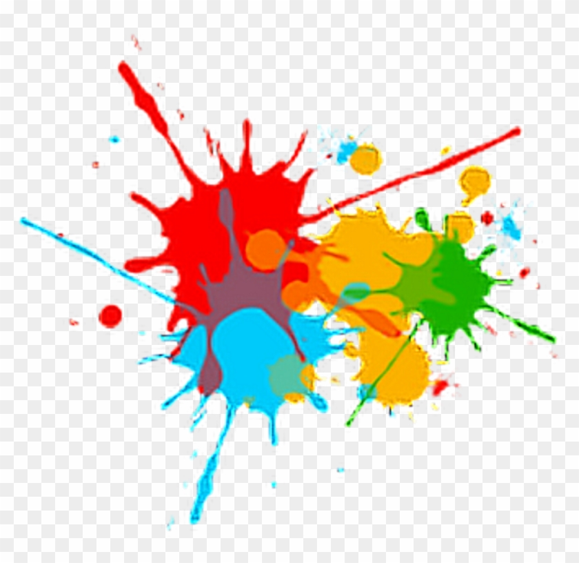 #ftestickers #paint #color #splash - Pintura Salpicada Png Clipart #2497854