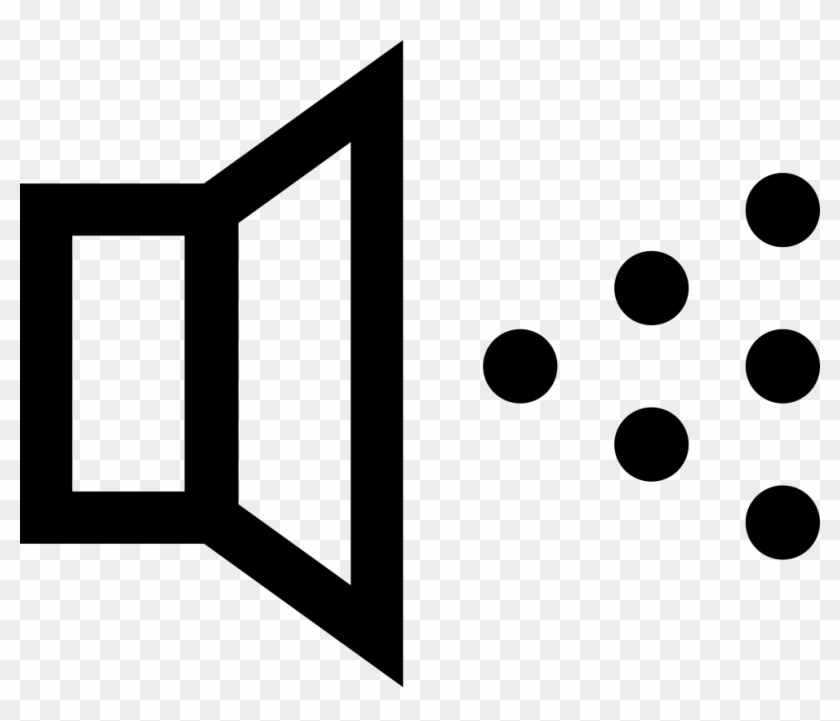 Vector Dots Speaker - Icon Clipart #2497892