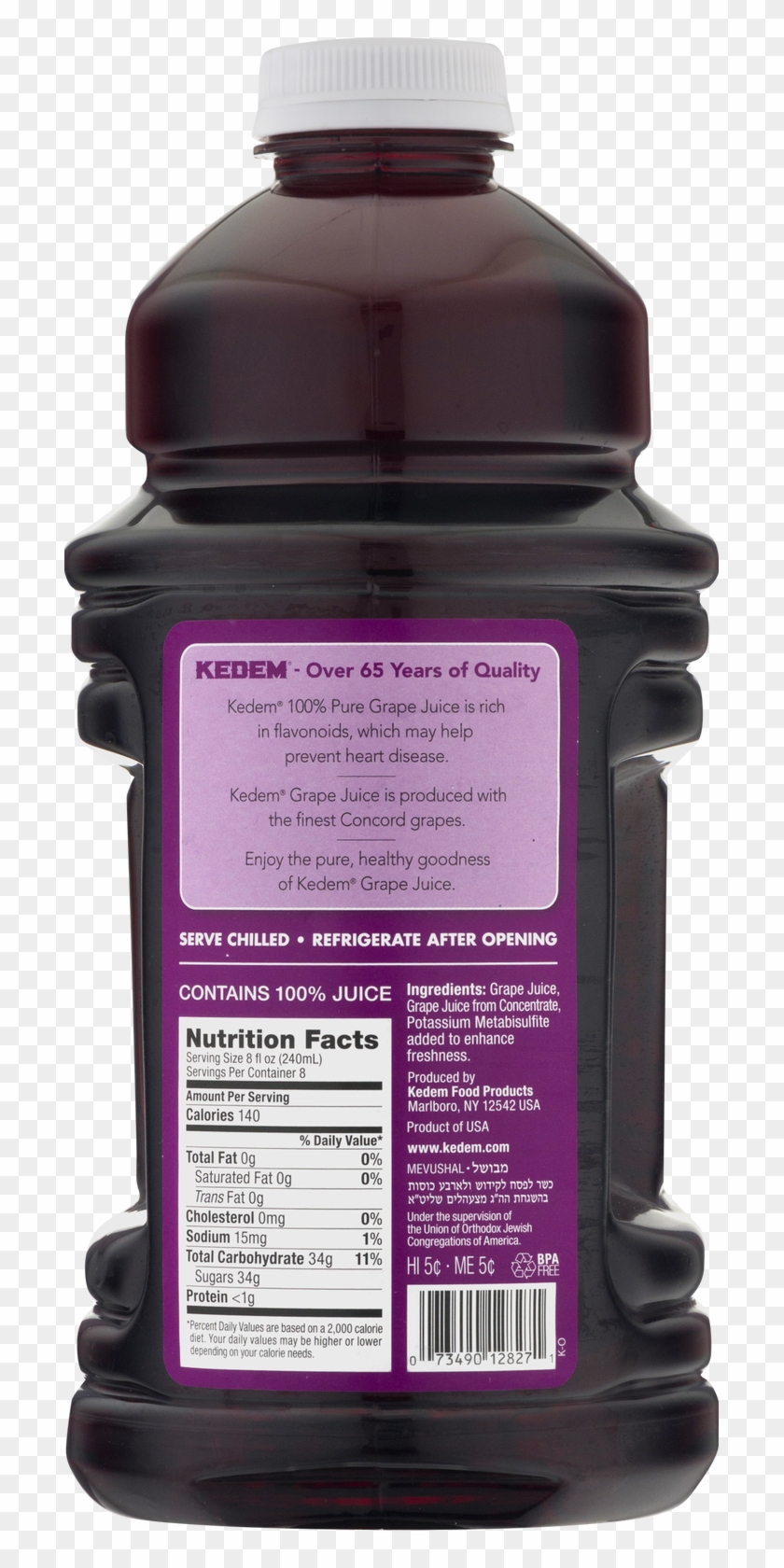Kedem Juice Grape Concord - Kedem Grape Juice Label Clipart #2497894