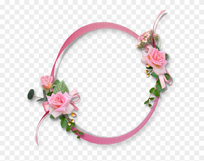 Pink Roses Frames - Pink Roses Frames And Borders Transparent Clipart