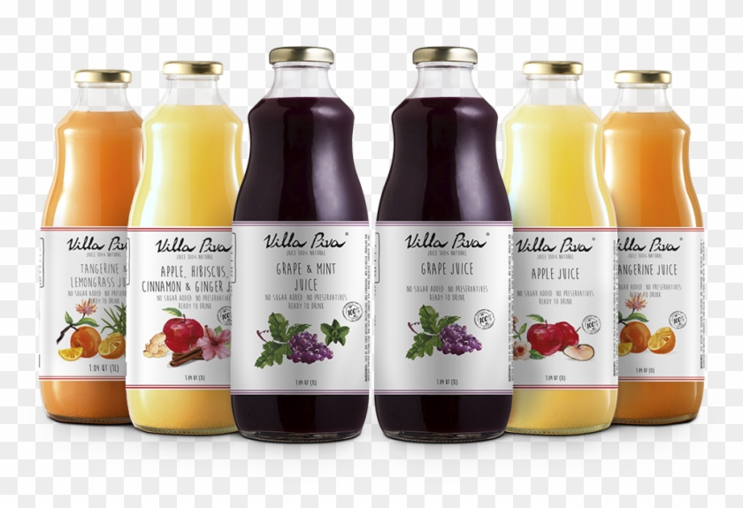 Grape, Apple, Tangerine, Grape And Mint, Apple, Hibiscus, - Suco De Uva Com Hortelã Clipart