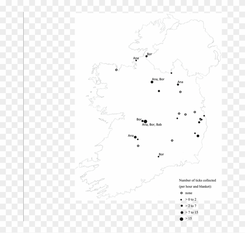 Tick Abundance And Presence Of Tick-borne Disease Agents - Map Clipart #2498702