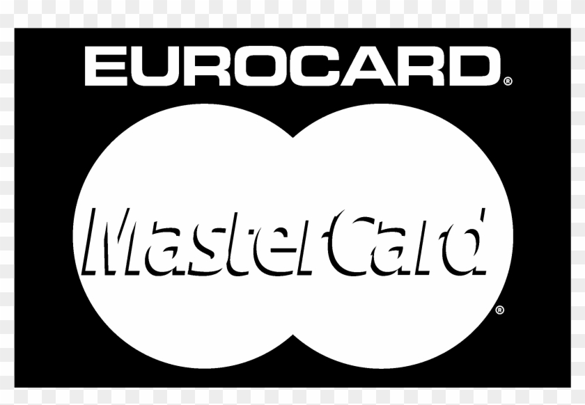 Eurocard Mastercard Logo Black And White - Mastercard Clipart #2498705