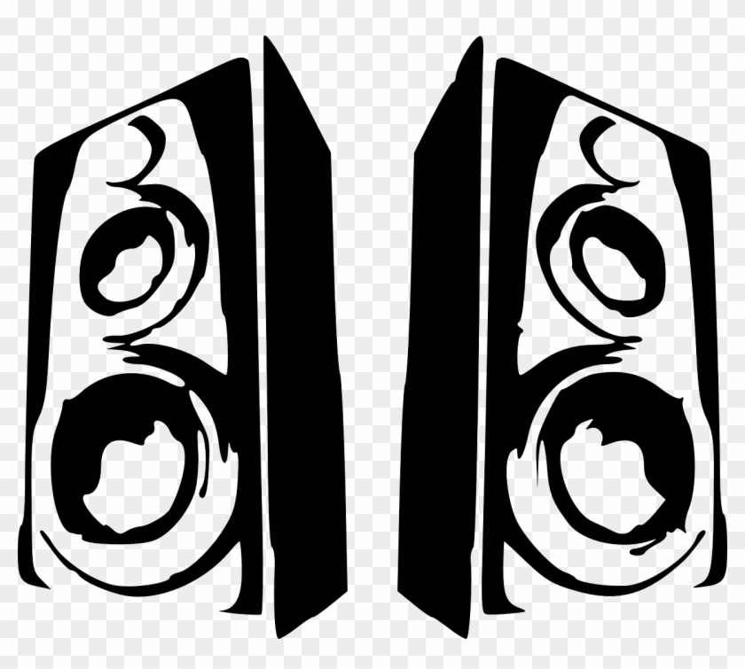 Speakers Sound Audio Speaker Png Image - Speakers Clipart Black And White Transparent Png