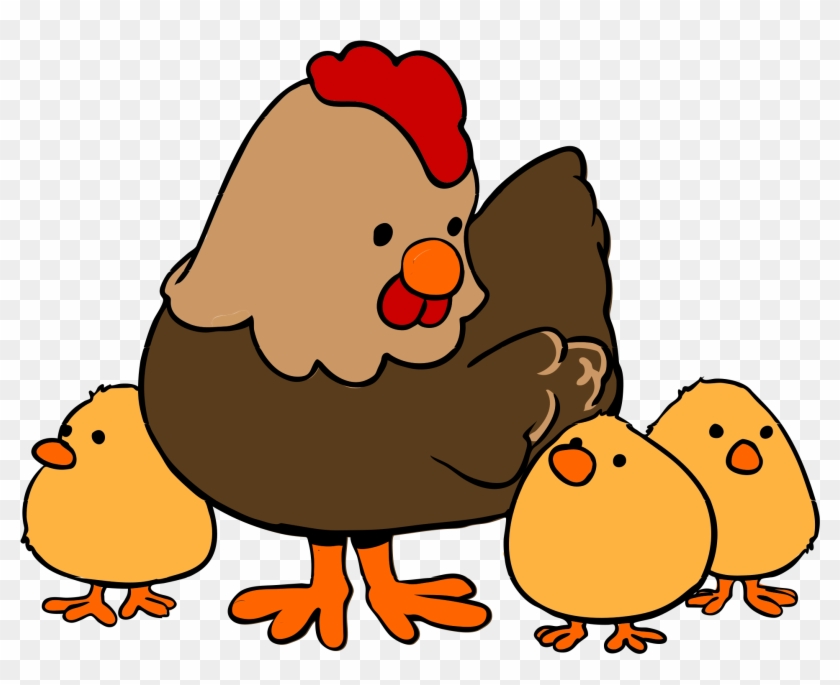 Hen Png Cartoon - Hen And Chicks Cartoon Clipart #2498936