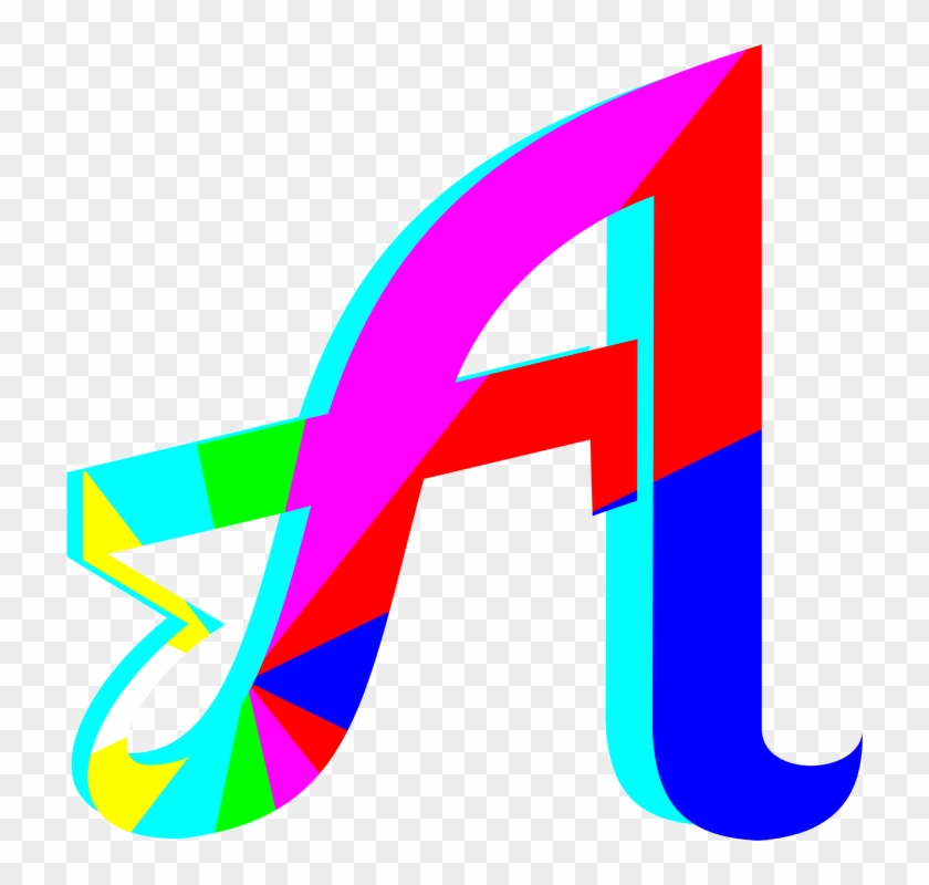 A Letter Png Image Hd - Letter A With Design Clipart