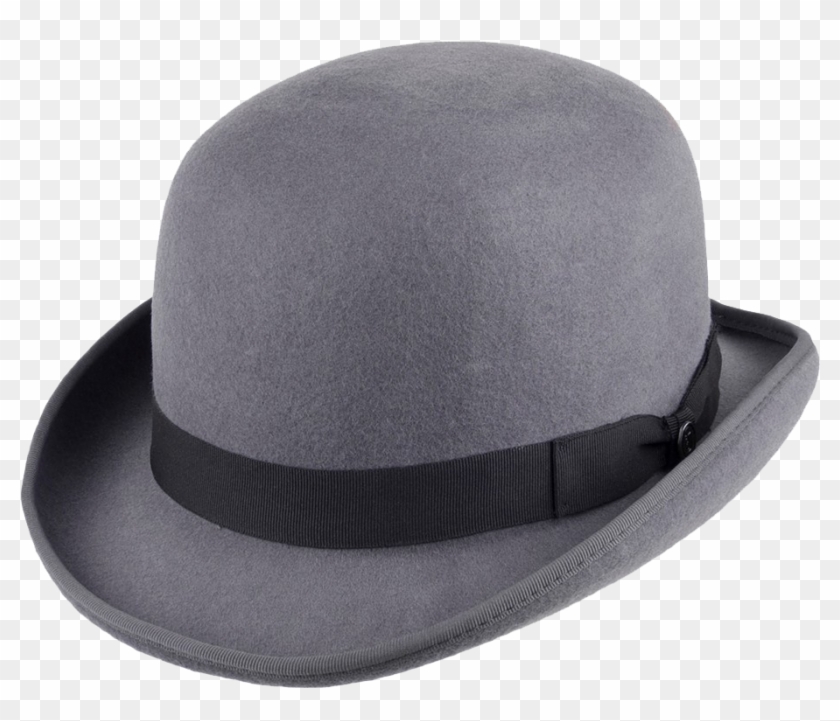 Grey Homburg Hat Clipart #2499136