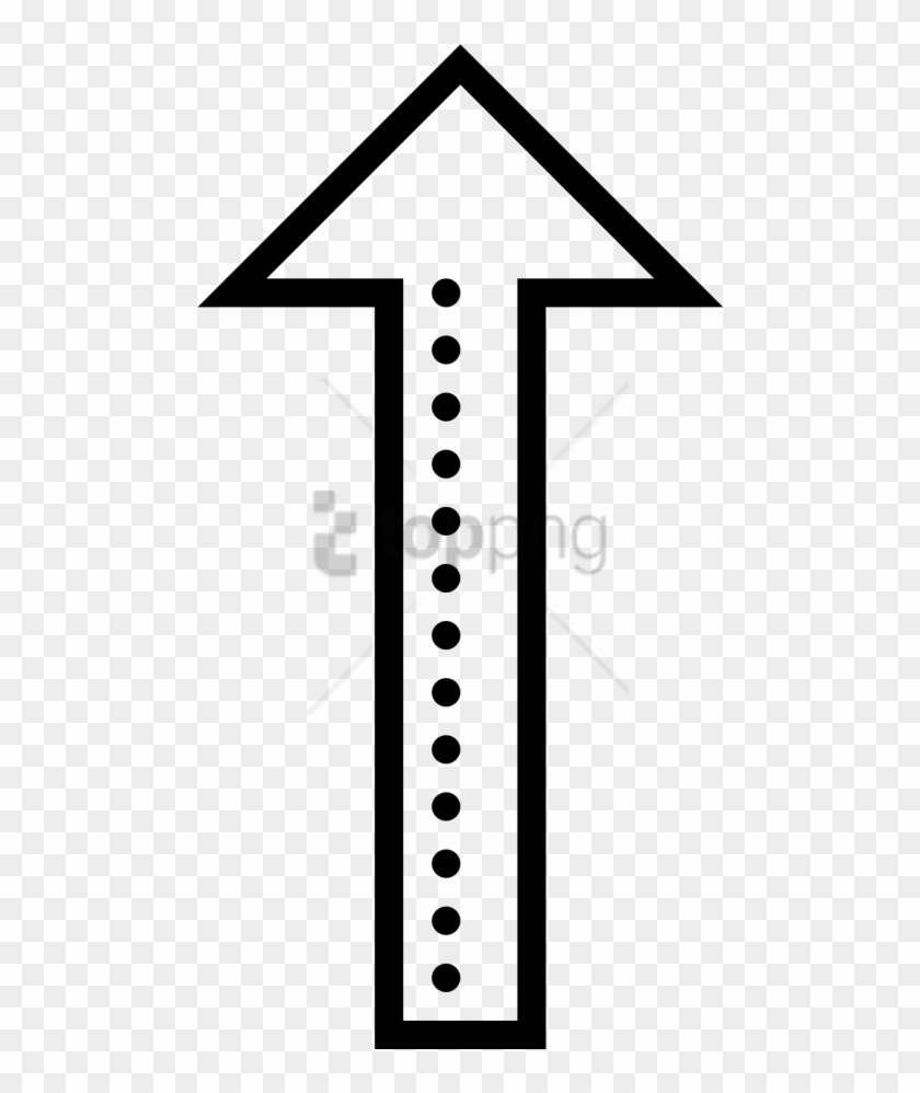 Free Png Long Arrow Up Icon Clipart #2499509