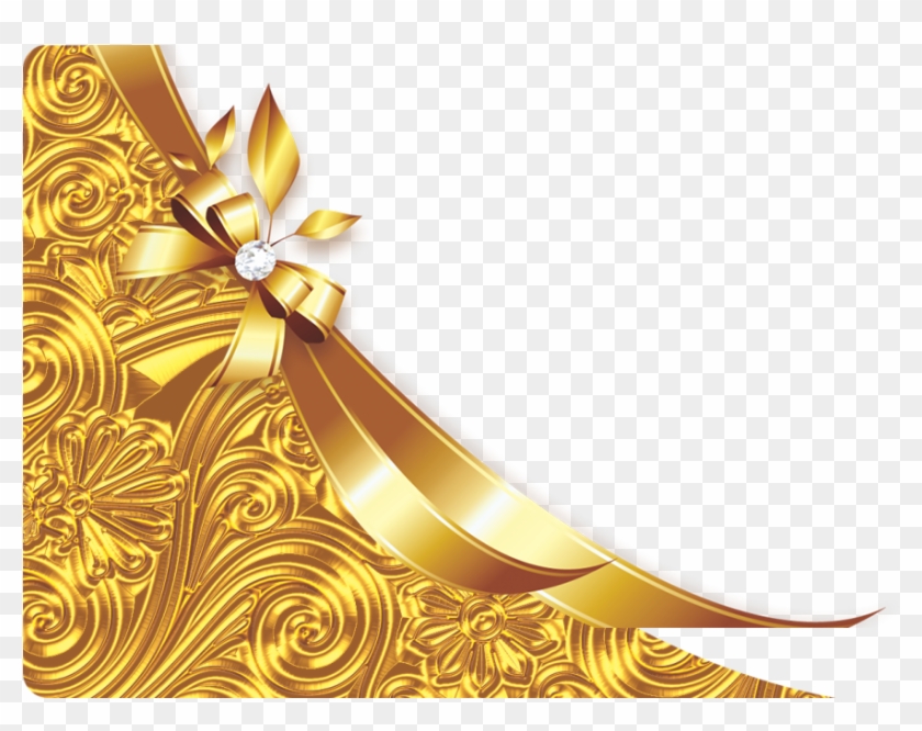 Desktop - Gold Wallpaper Clip Art - Png Download