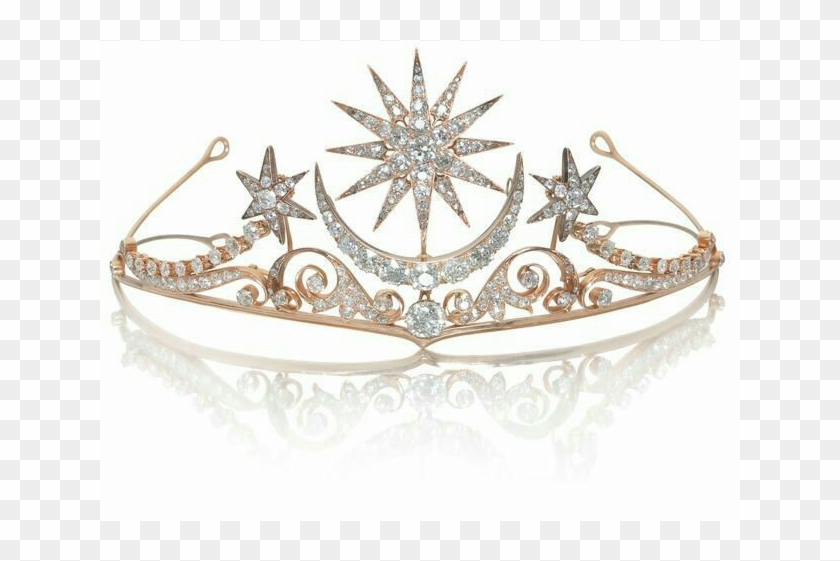 Moon And Stars Crown - Sun And Moon Crown Clipart #2499787