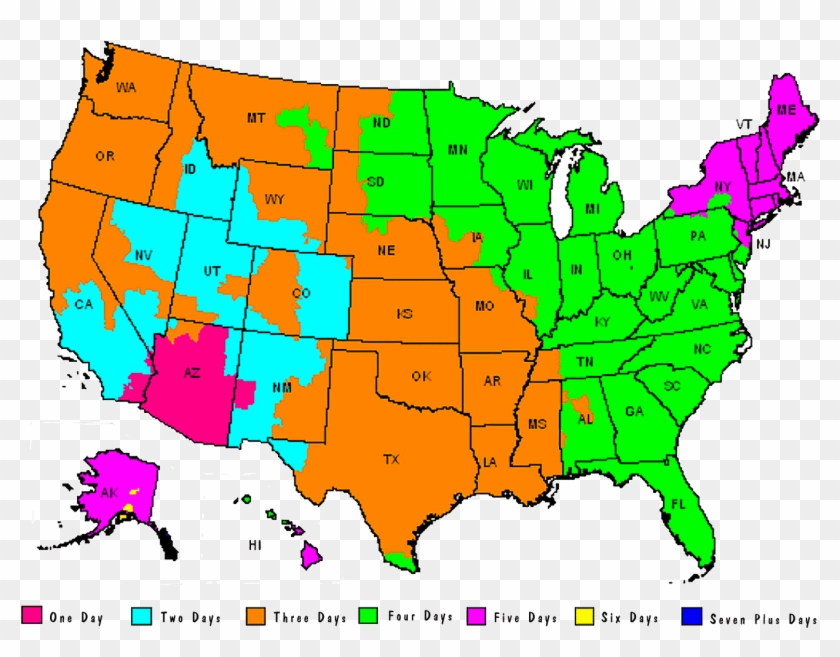 Fedex-map - Usa Private Land Map Clipart