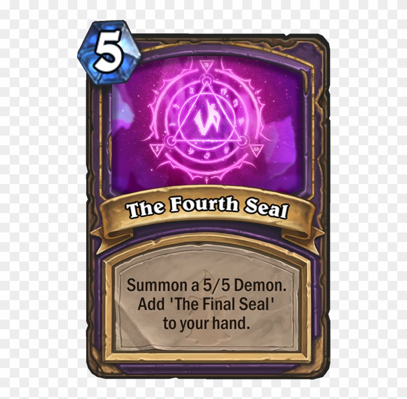 The Fourth Seal Card - Hearthstone The First Seal Clipart
