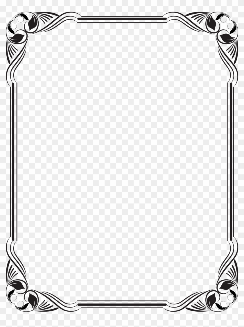 Stencil Borders For Paper, Borders And Frames, Frame - Frame Design * .png Clipart #250234