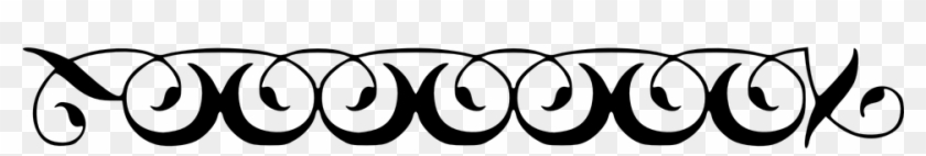 Border Garis Png - Filigree Clip Art Transparent Png