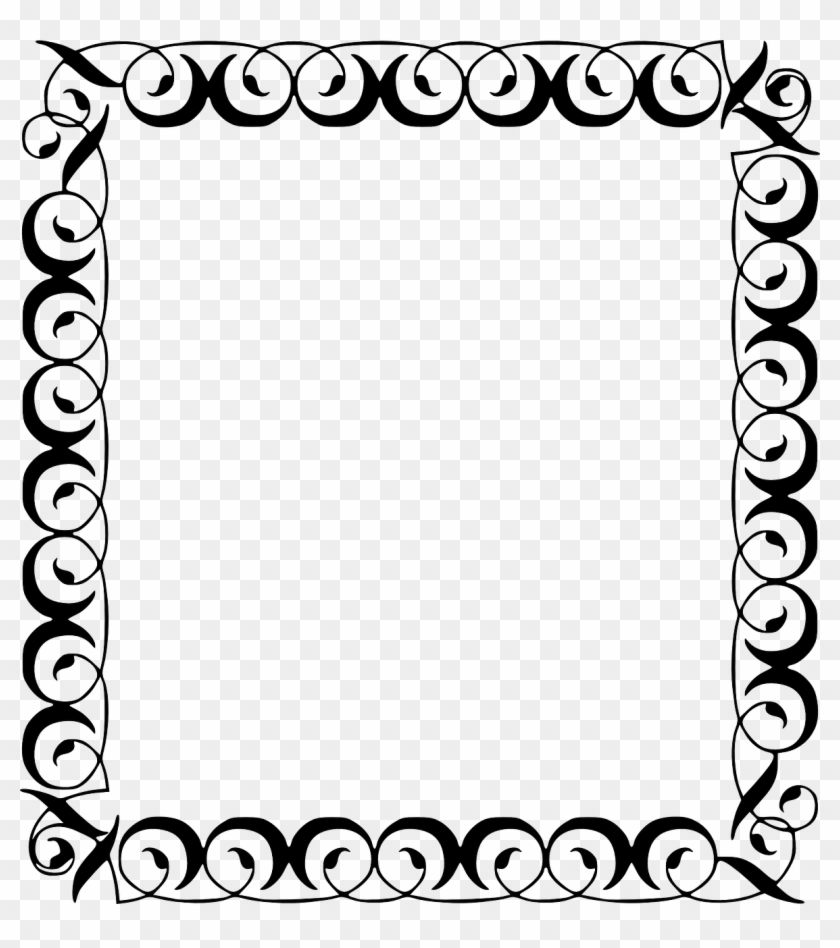 Border Png Clip Art - Chocolate Border Clip Art Transparent Png