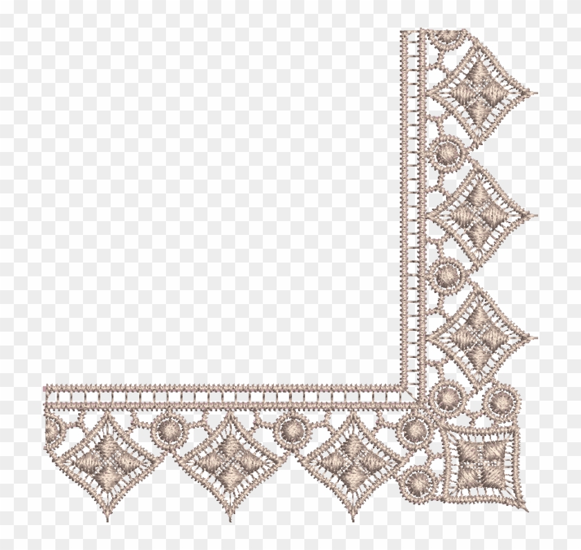 Free Icons Png - Design For Embroidery Border Lace Clipart