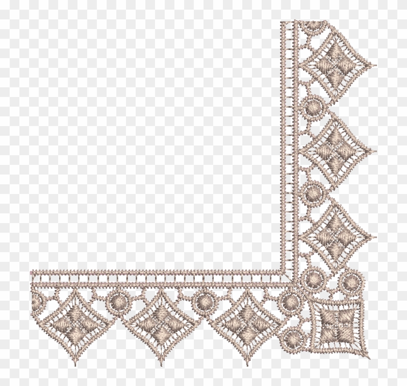 Free Icons Png - Design For Embroidery Border Lace Clipart #250514