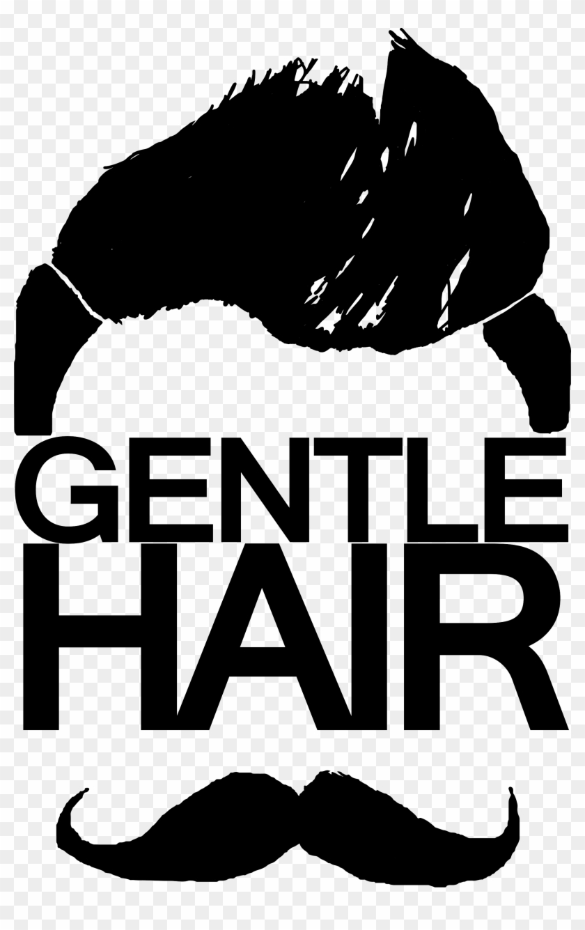 Library Beard Clipart Mens Hairstyle - Hair Style Men Logo - Png Download