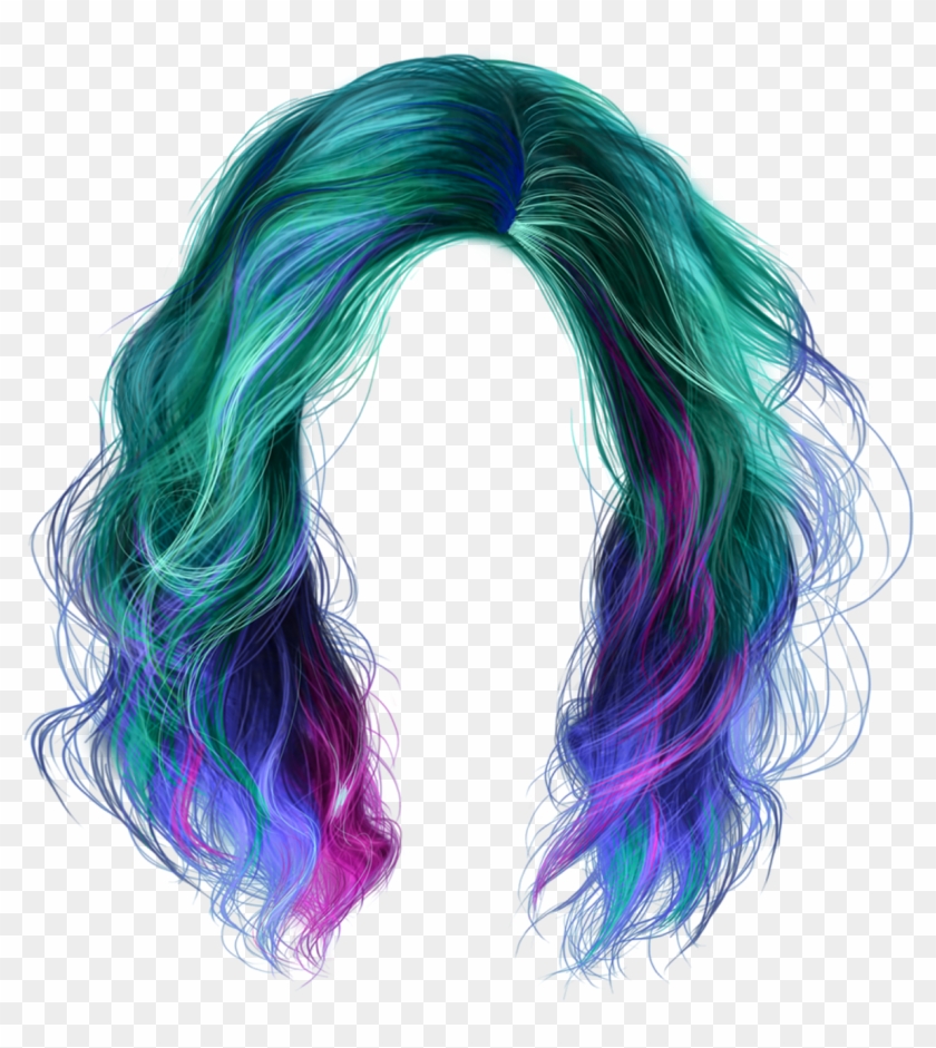 Hair For Free Download On Mbtskoudsalg Hair Cut Picsart - Hair Png Blue Clipart #251404