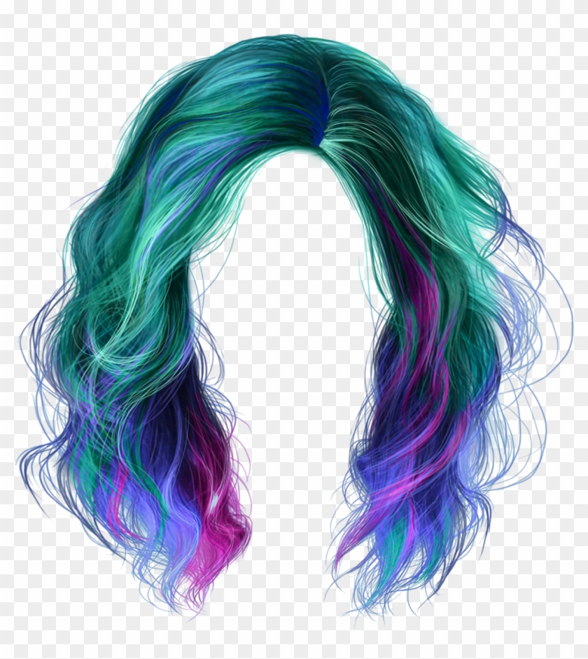 Hair For Free Download On Mbtskoudsalg Hair Cut Picsart - Hair Png Blue Clipart