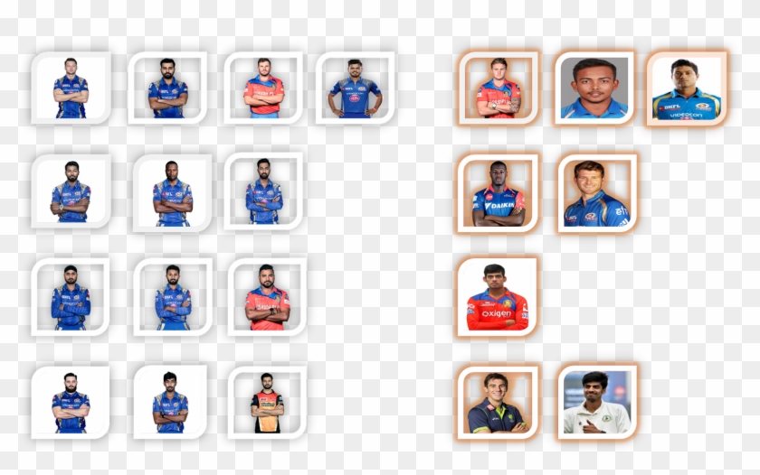 Rohit Sharma, Aron Finch, Nitish Rana, Jos Buttler, Clipart #251817