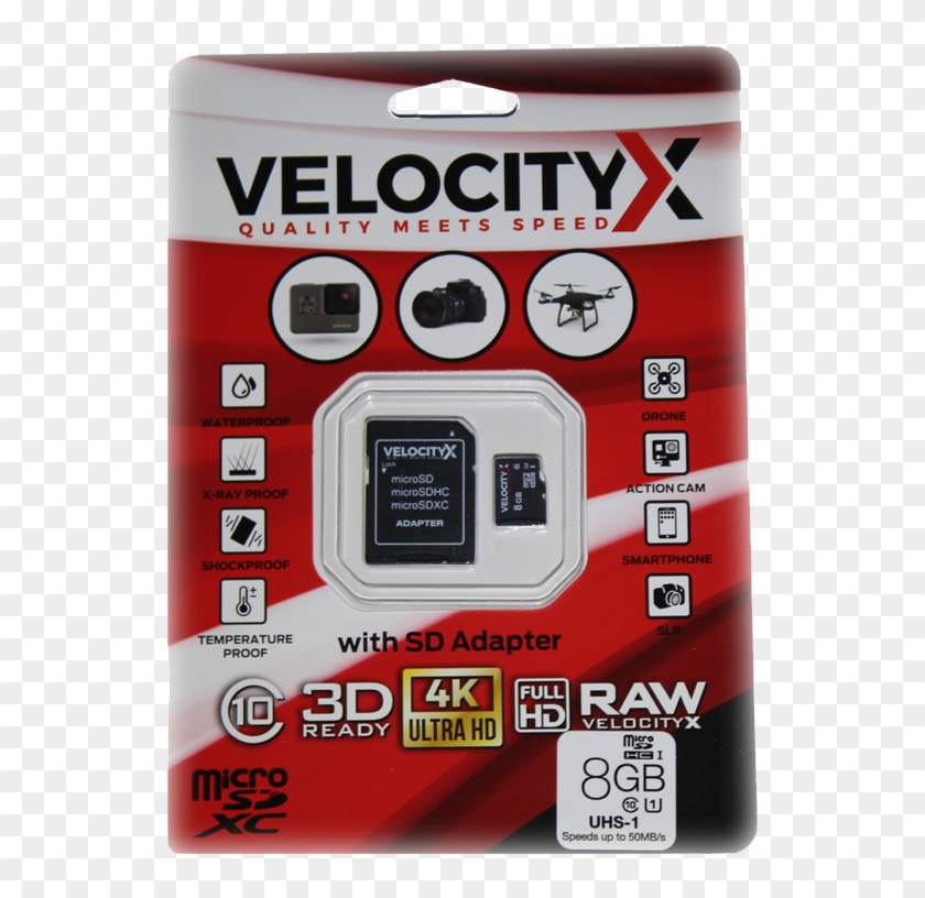 Memoryx Micro Sd 8gb Card - Carmine Clipart #251844