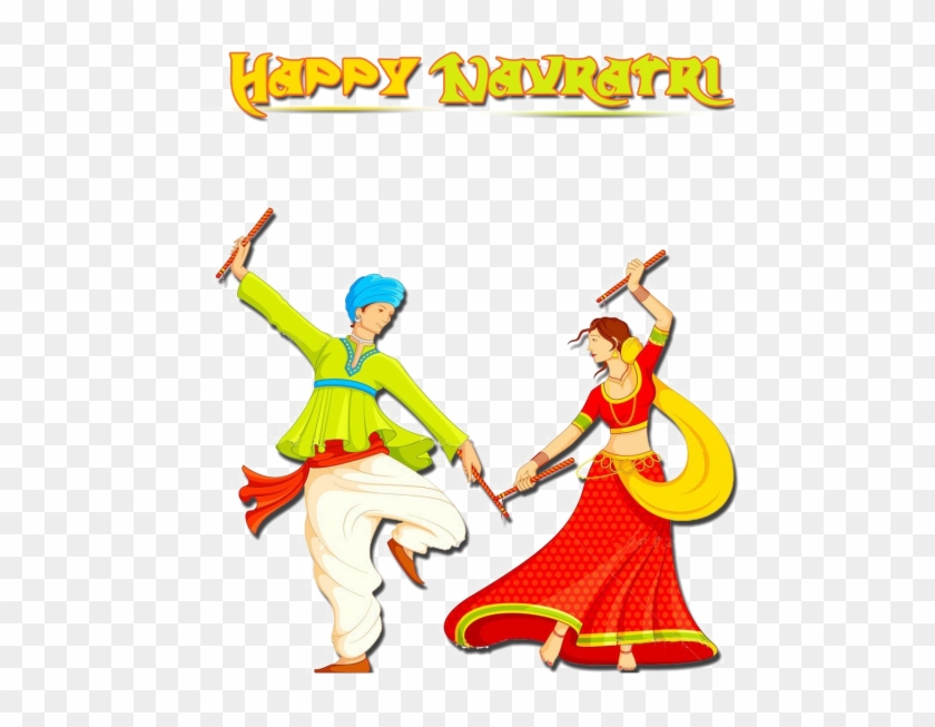 Image Transparent 2016 Vector Navratri - Happy Navratri Logo Png Clipart