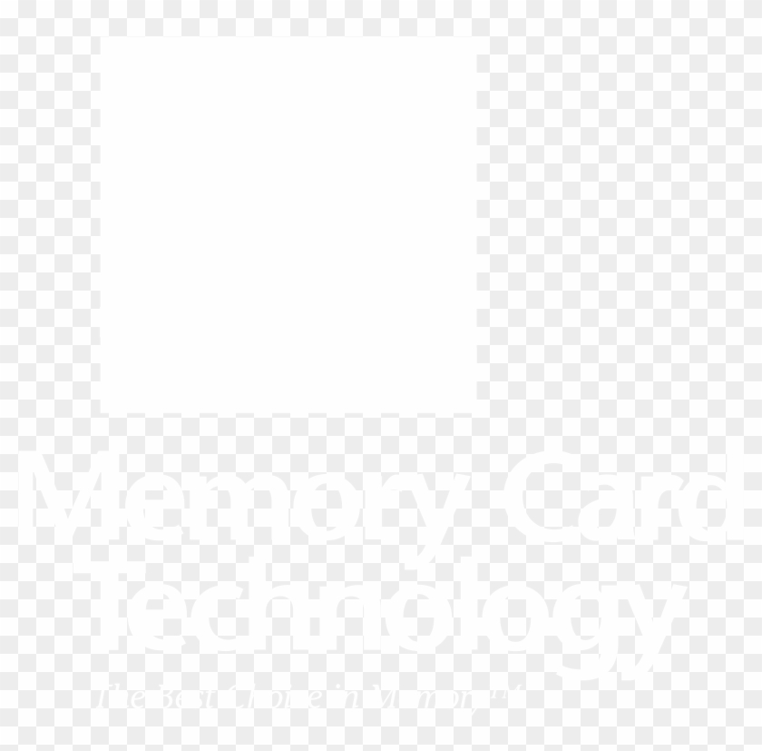 Memory Card Technology Logo Black And White - Johns Hopkins Logo White Clipart #252274