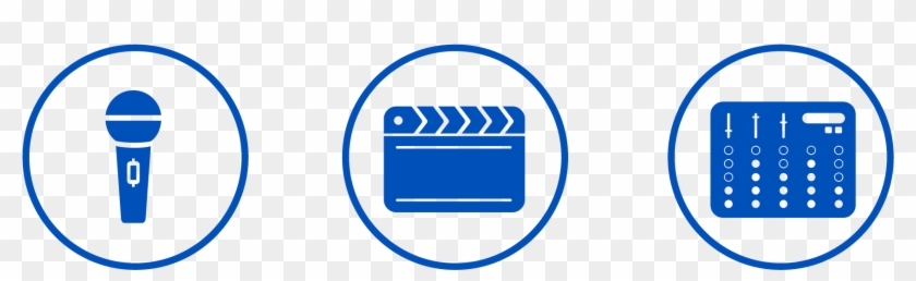 Media Production Studio Recording - Recording Studio Icons Transparent Clipart #252296