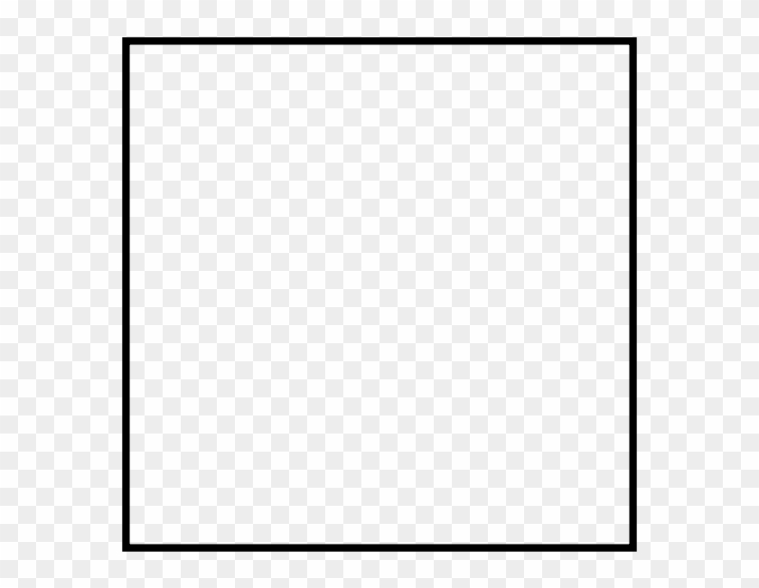 White Square Outline Png - Simple Square Clipart #252321