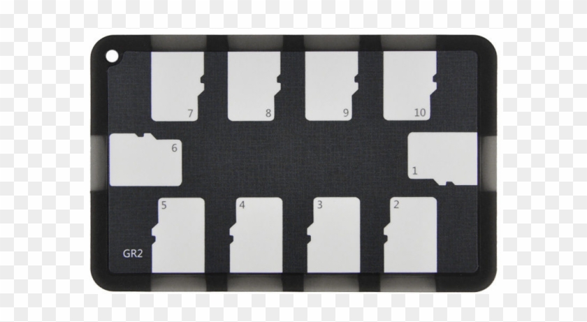 Ultraslim Credit Card Size Memory Card Holder Storage - Jjc Mch Msd10gr Clipart