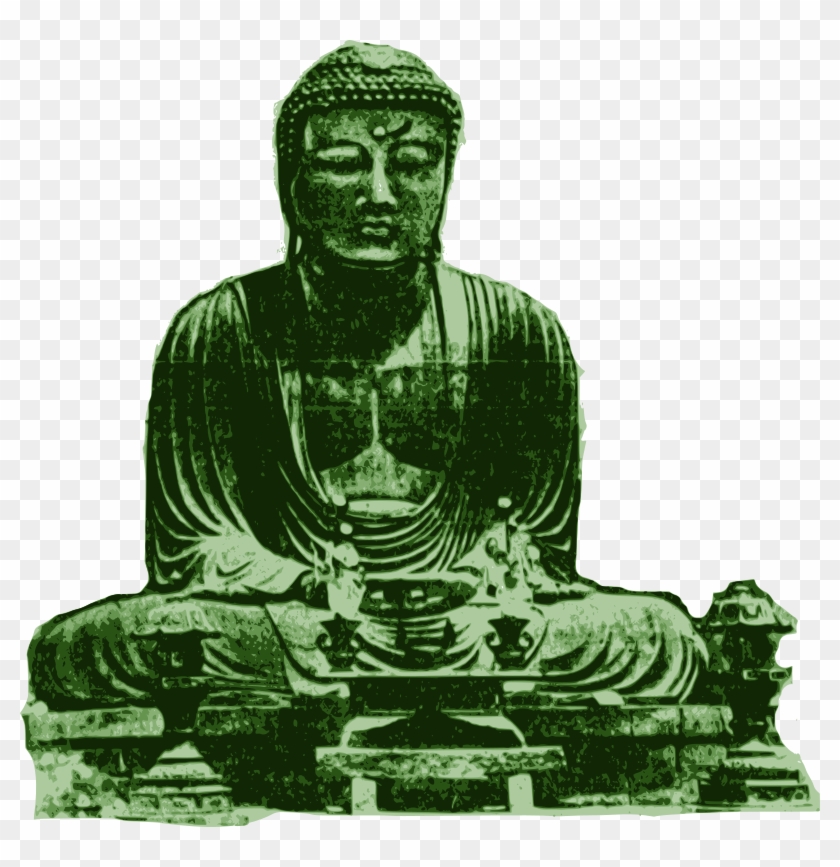 Medium Image - Green Buddha Png Clipart