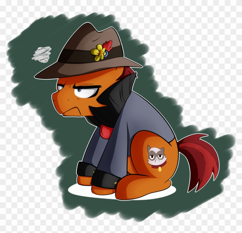 Nolycs, Clothes, Grumpy Cat, Hat, Rarity Takes Manehattan, - Grumpy Cat Pony Mlp Clipart