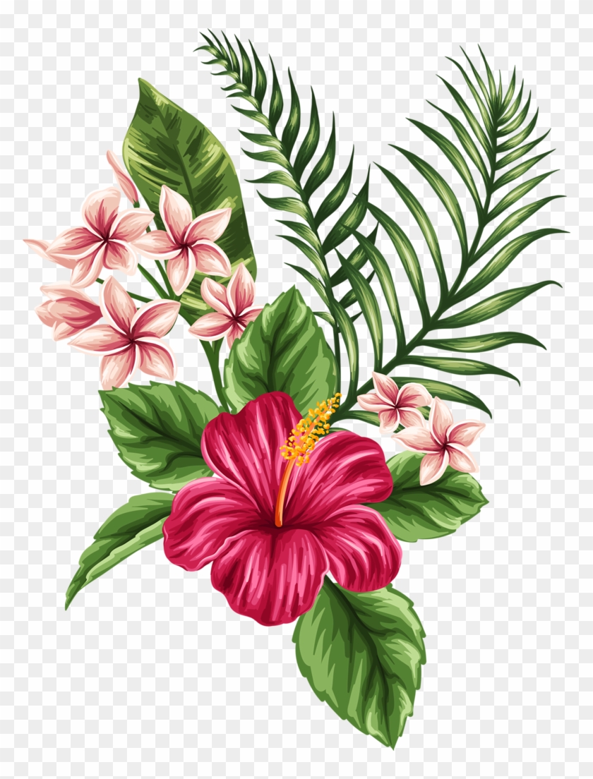 Leading Baseball Training And Softball Training Facility - Tropical Leaves And Flowers Png Clipart #252671