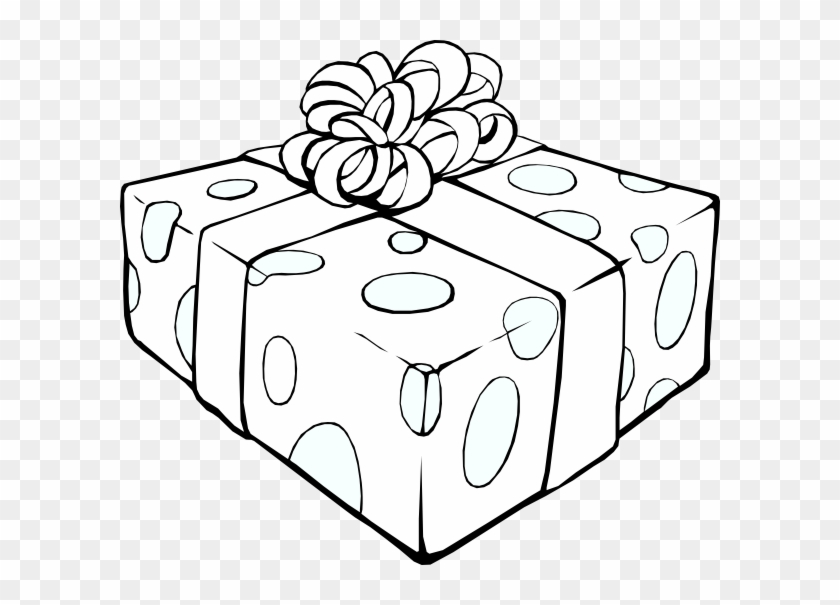 Clip Art At Clker Com Vector Online - Gift Clip Art Black And White - Png Download