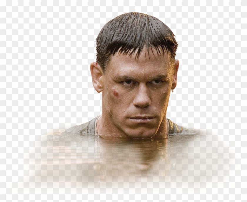 Serious John Cena In Water - Barechested Clipart