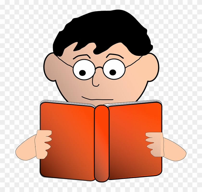 Reading Man With Glasses Png Clip Arts Transparent Png #253074