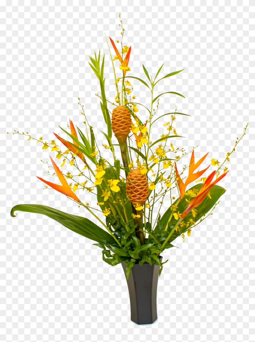 95 Previous Next - Tropical Flower Bouquet Png Clipart #253159