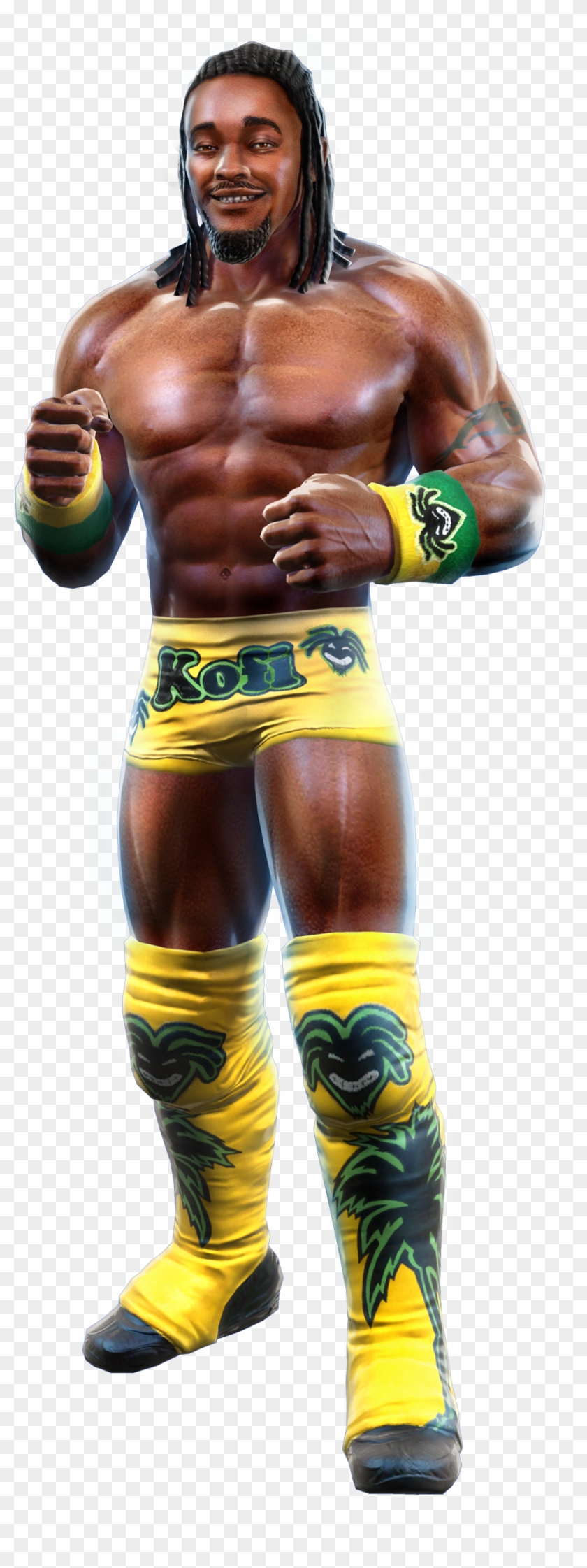 Wwe All Stars Wiki - Kofi Kingston Early Wwe Clipart #253537