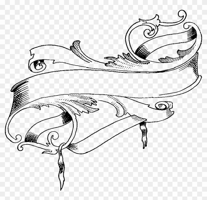 Fotografia 10 Vectores En Png Scroll O Ventanas Vintage - Vintage Vectores En Png Clipart