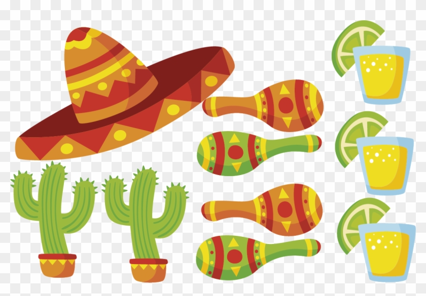 Clip Art Freeuse Library Letreros Para Fiestas Sombrero - Letreros Mexicanos Para Fiestas - Png Download