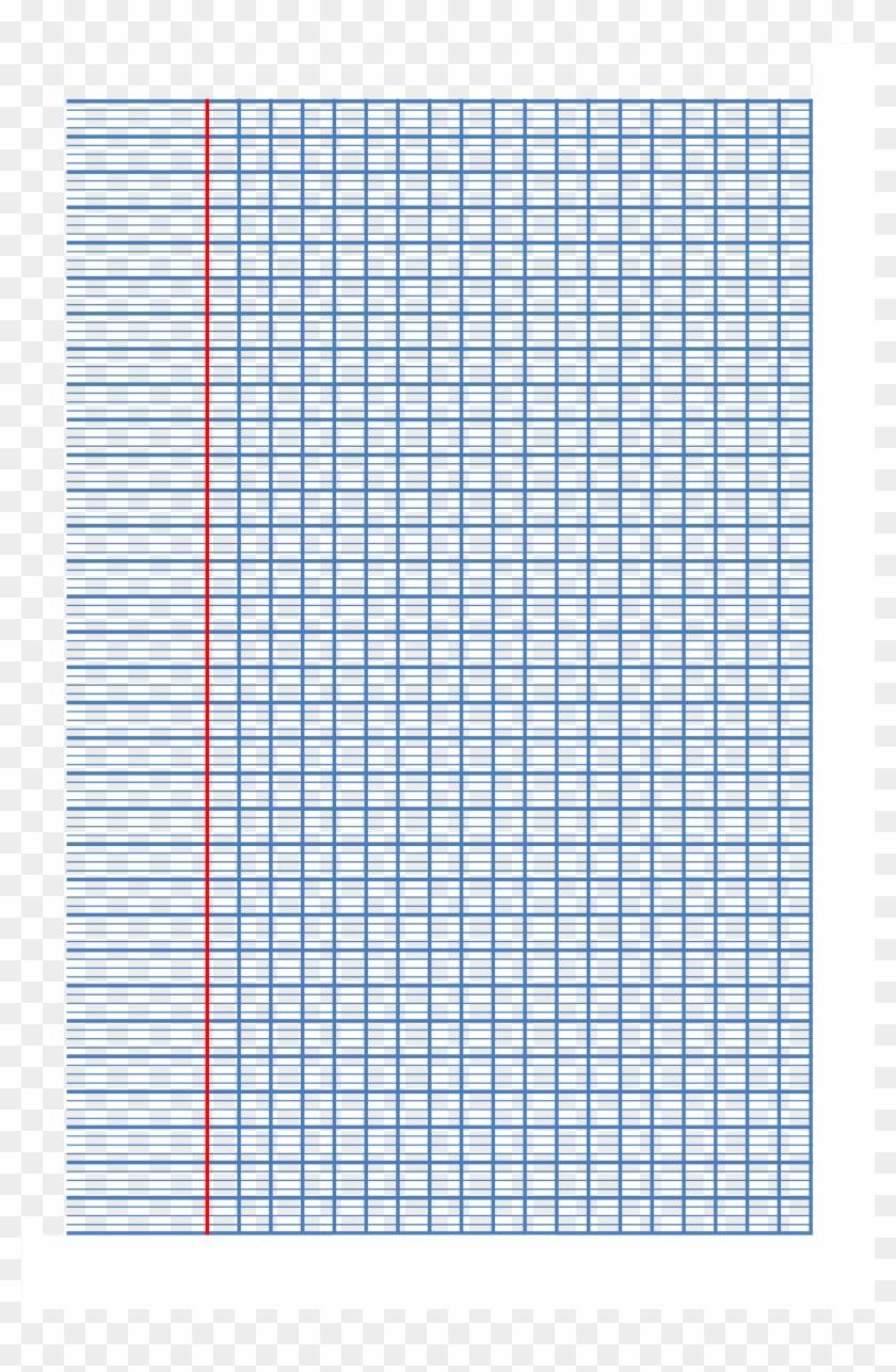 French Ruled Paper A4 - Tan Theta Vs Current Graph Clipart #253771