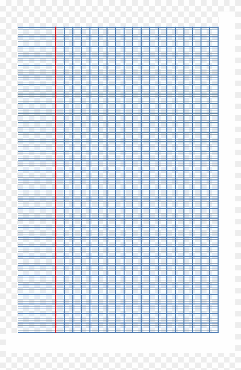 French Ruled Paper A4 - Tan Theta Vs Current Graph Clipart