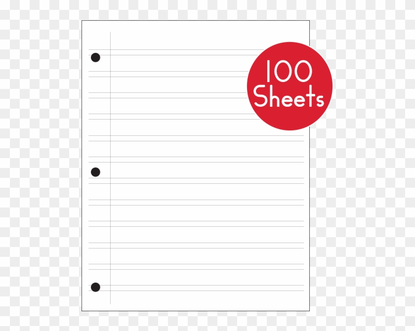 Regular Notebook Paper - Double Line Notebook Paper Clipart