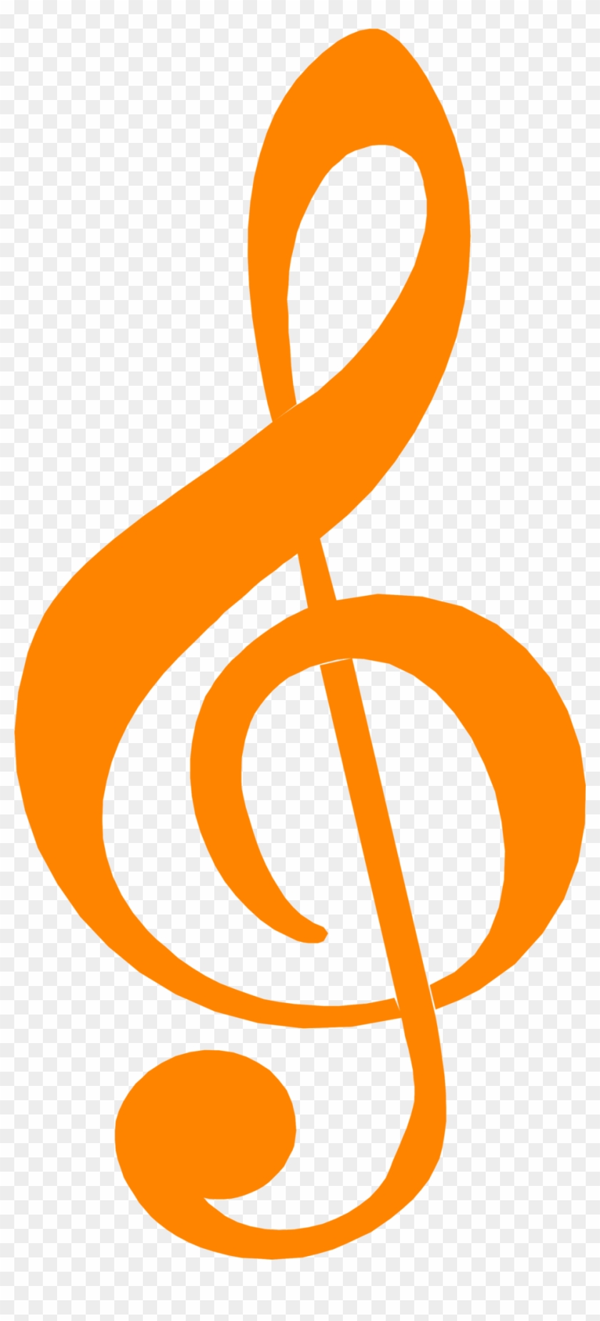 Music Notes Clipart G Clef Notes - Music Symbols - Png Download