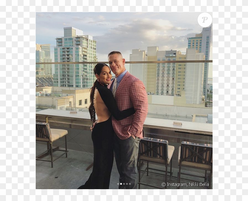 Nikki Bella Et John Cena - John Cena Y Nikki Bella Agosto 2018 Clipart #254022