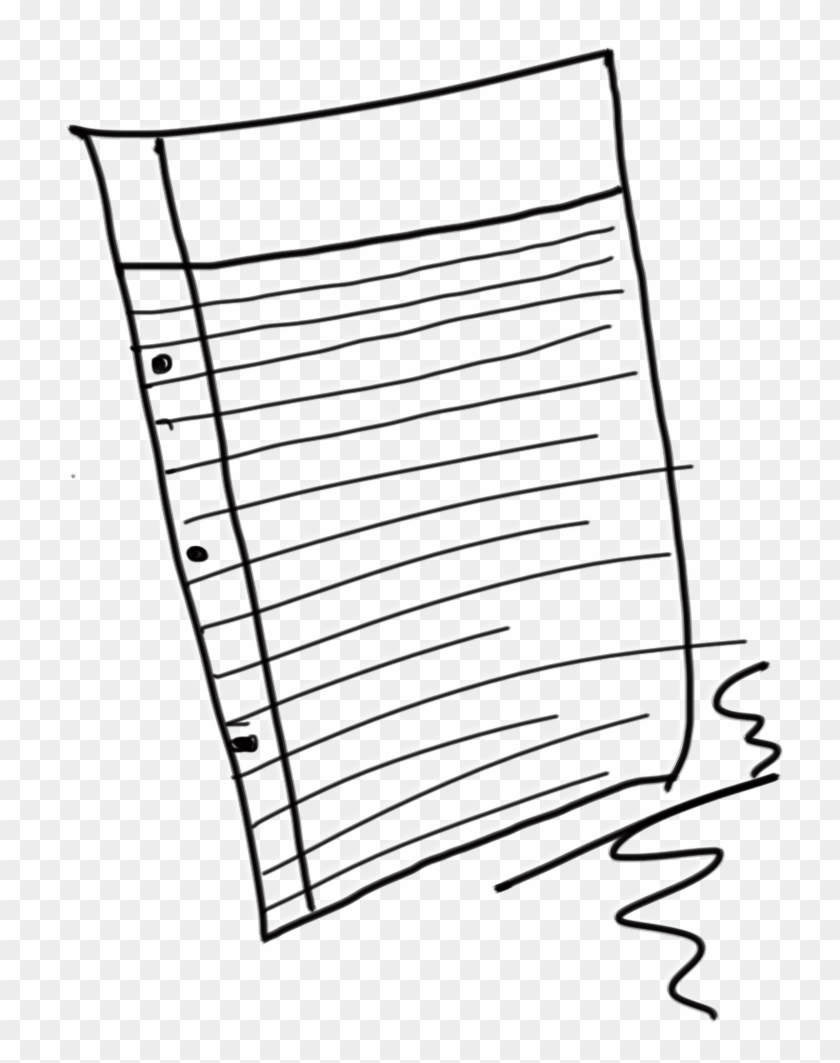 Sheet Of Paper Png - Sheet Of Paper Drawing Clipart #254221
