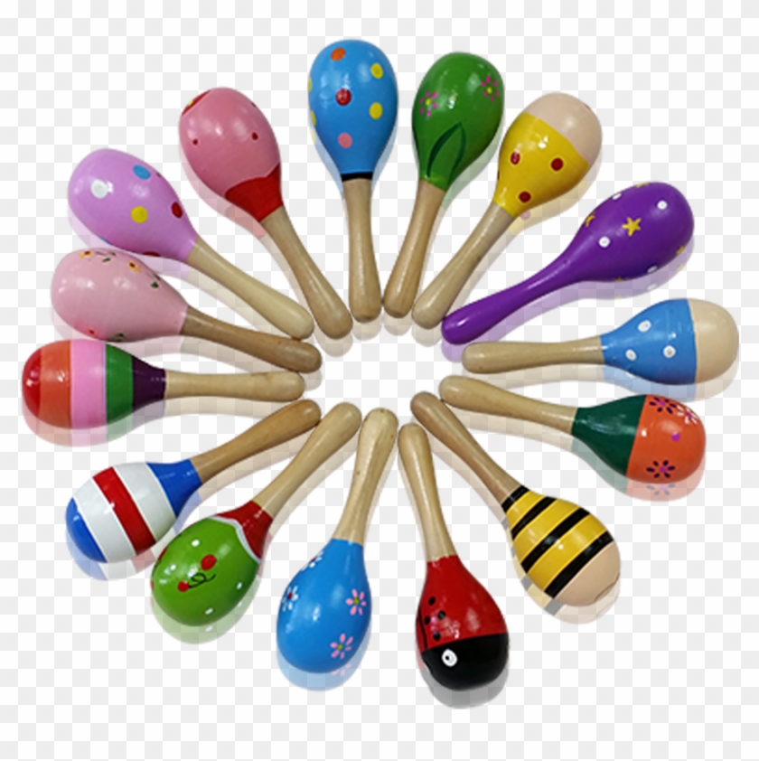 Wooden Baby Toy Rattle - Plastic Clipart #254927