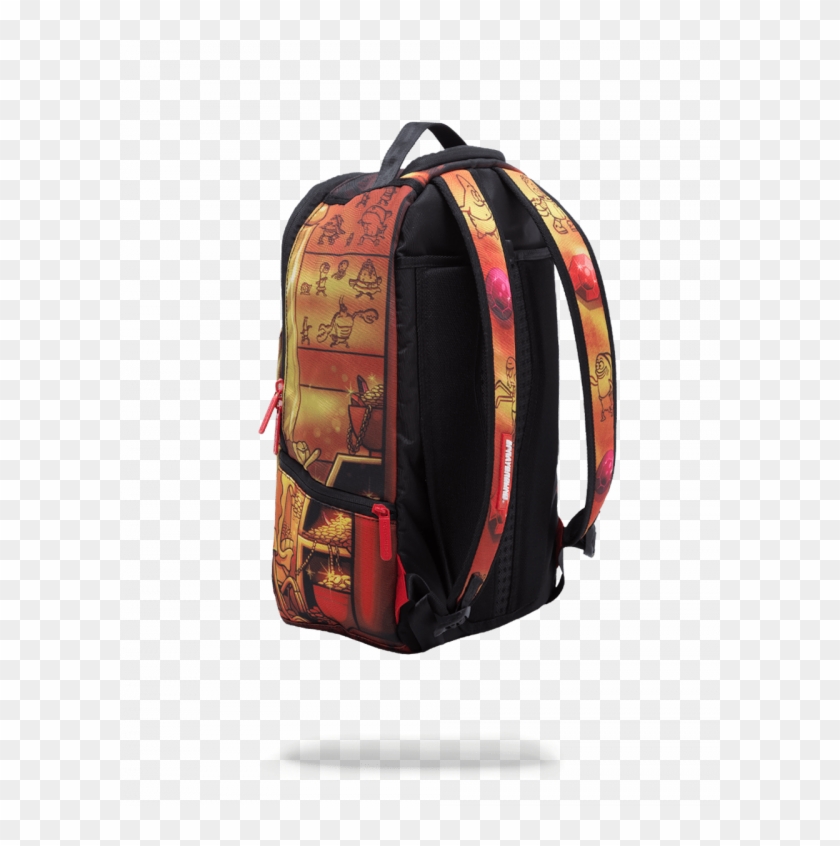 Sprayground Mr Krabs Pharoah Back Angle - Hand Luggage Clipart