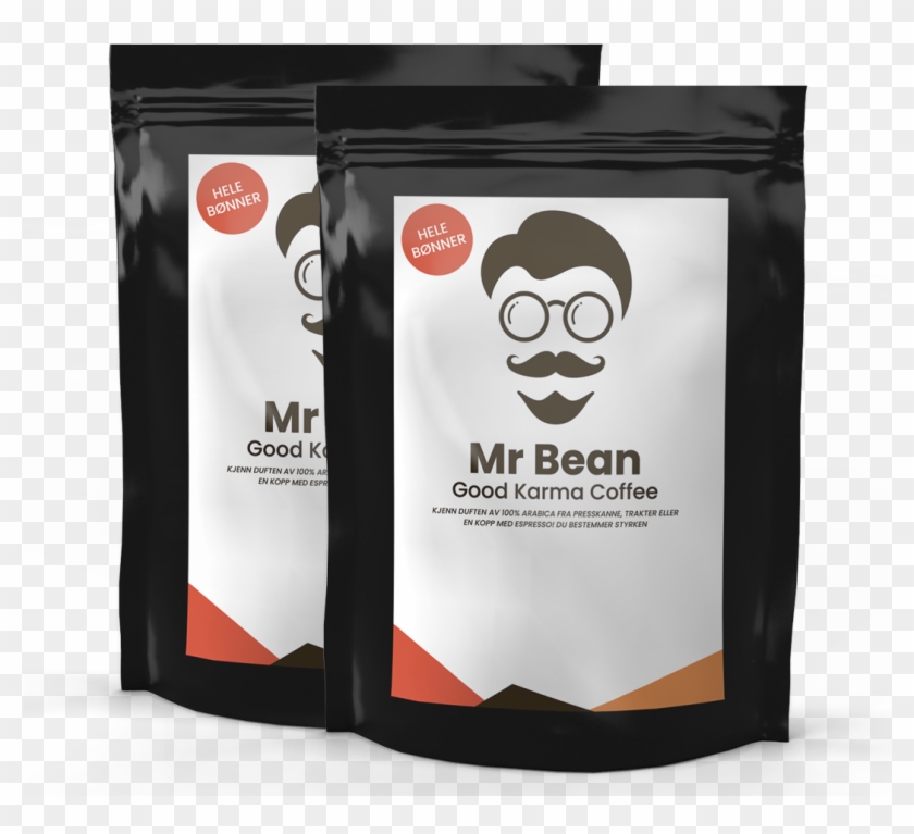Mr Bean Kaffe 2 X 250g Kaffebønner - Paper Bag Clipart #255080
